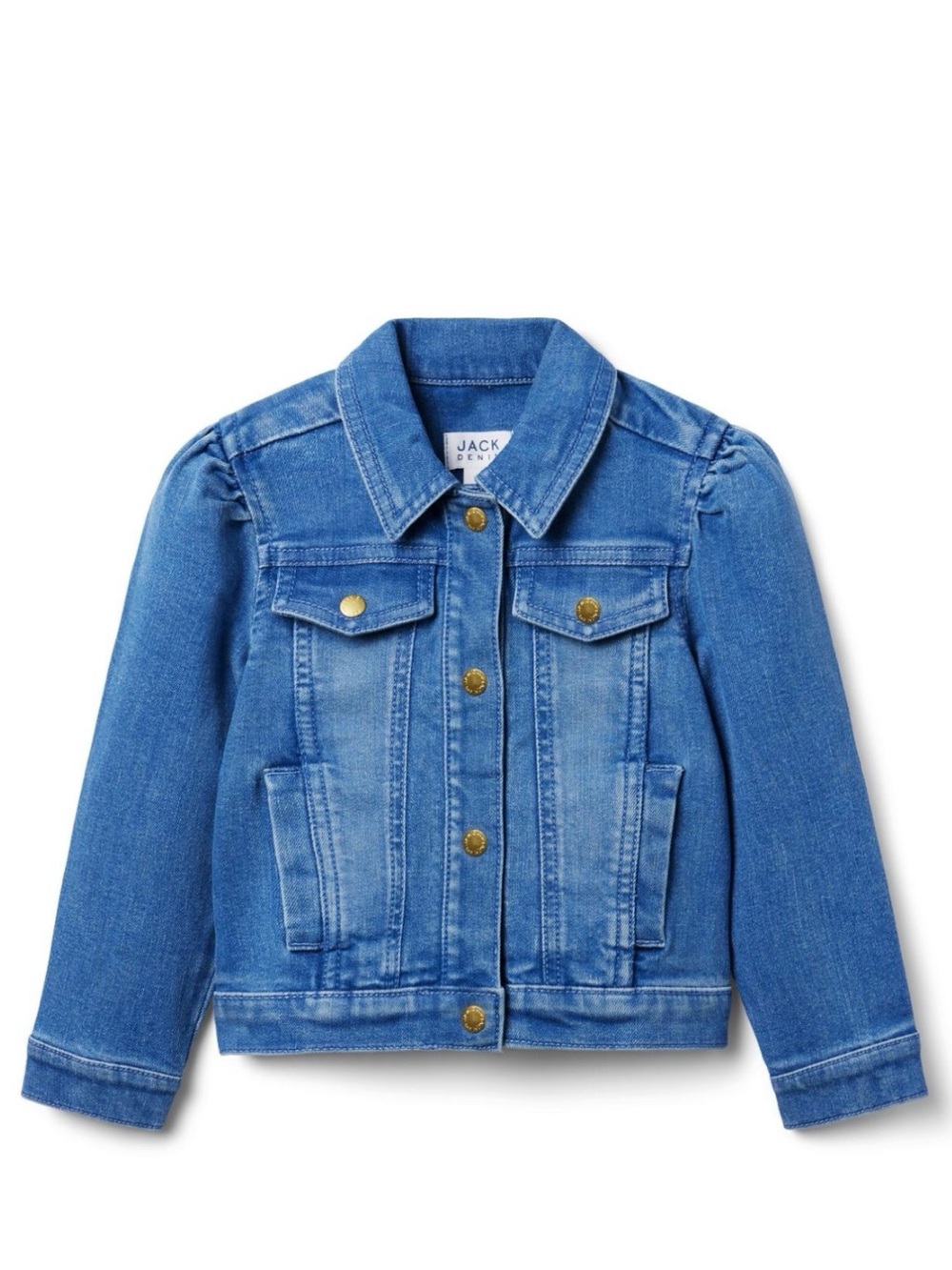 EUC Janie and Jack Denim Puff Sleeve Jacket